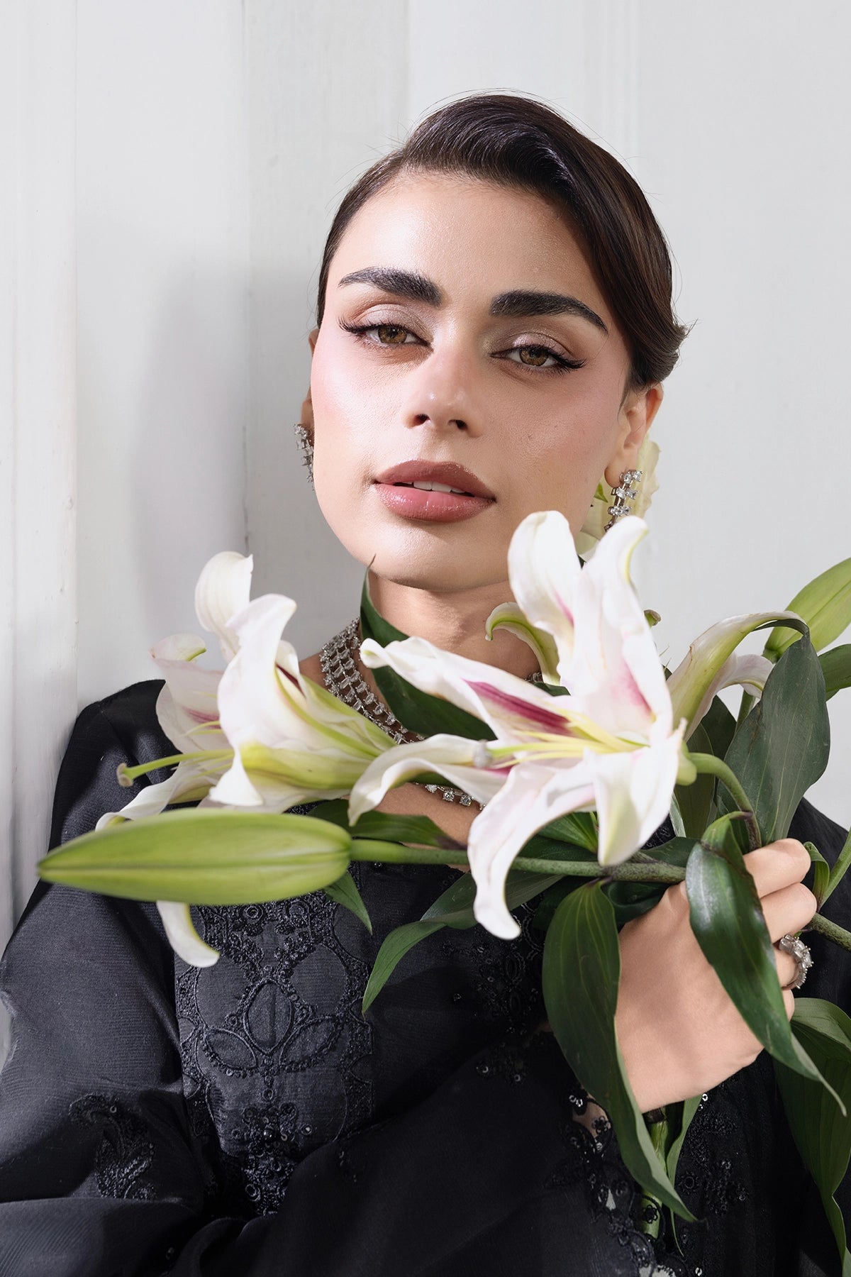 Rangrasiya | Lumeire Silk | Eclipse - Luxury Dress - available at Maria Faisal in UK and USA.