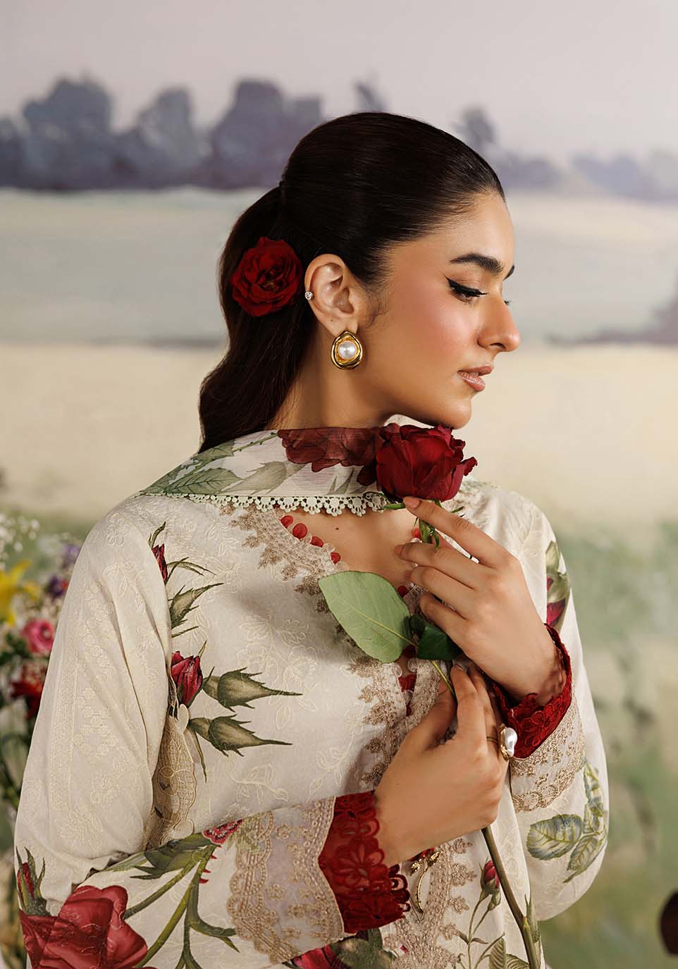 Zarqash | RimJhim The Moonsoon Edit 26 |BAHAR ZQ002 - Casual Dress - available at Maria Faisal in UK and USA.