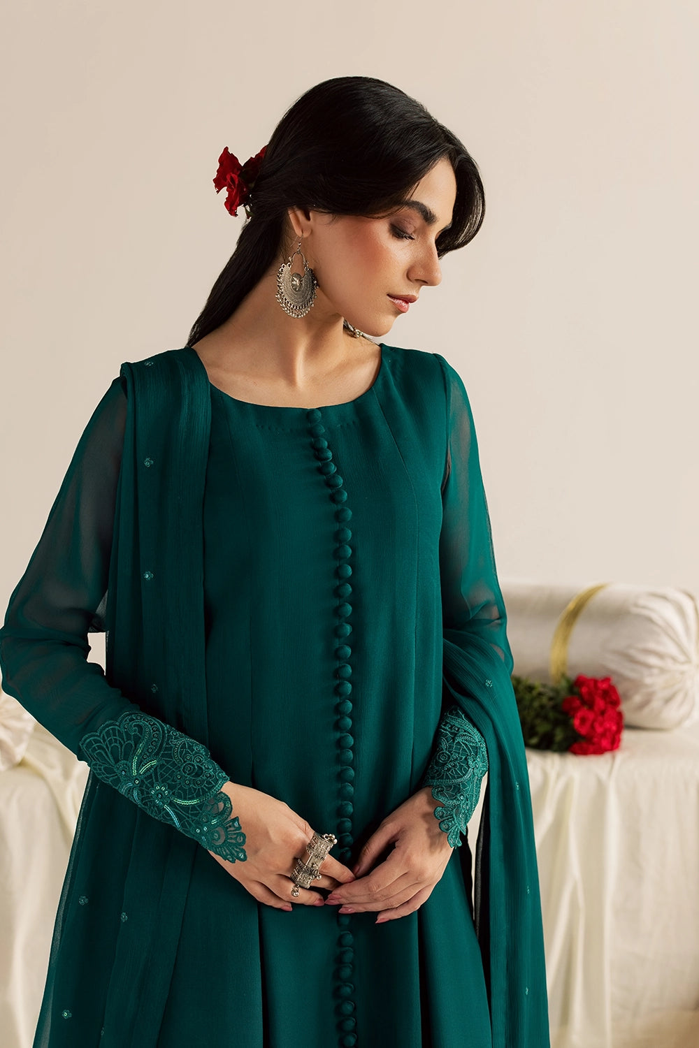 Vanya | Dastaan Formals | CF-006 - Formal Dress - available at Maria Faisal in UK and USA.