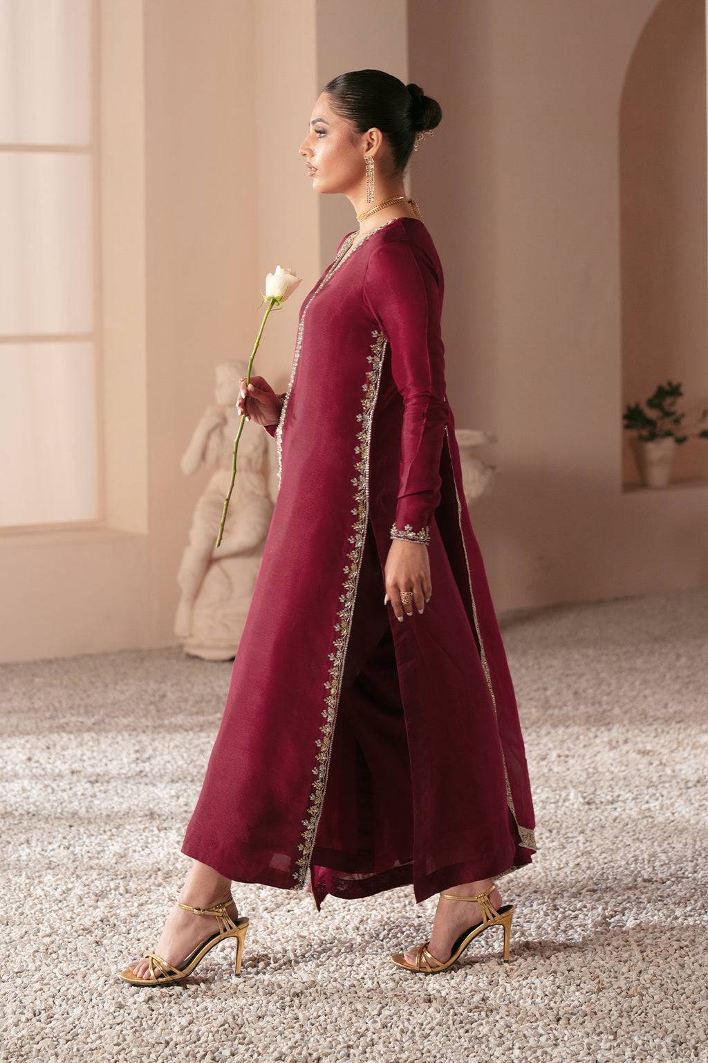 Ajr Couture | Symphony Luxe Festive 25 | Rebel Rose by Maria Faisal - Registered Vendor of : AJR Couture - type : Ladies Clothes - 100% original wedding dresses