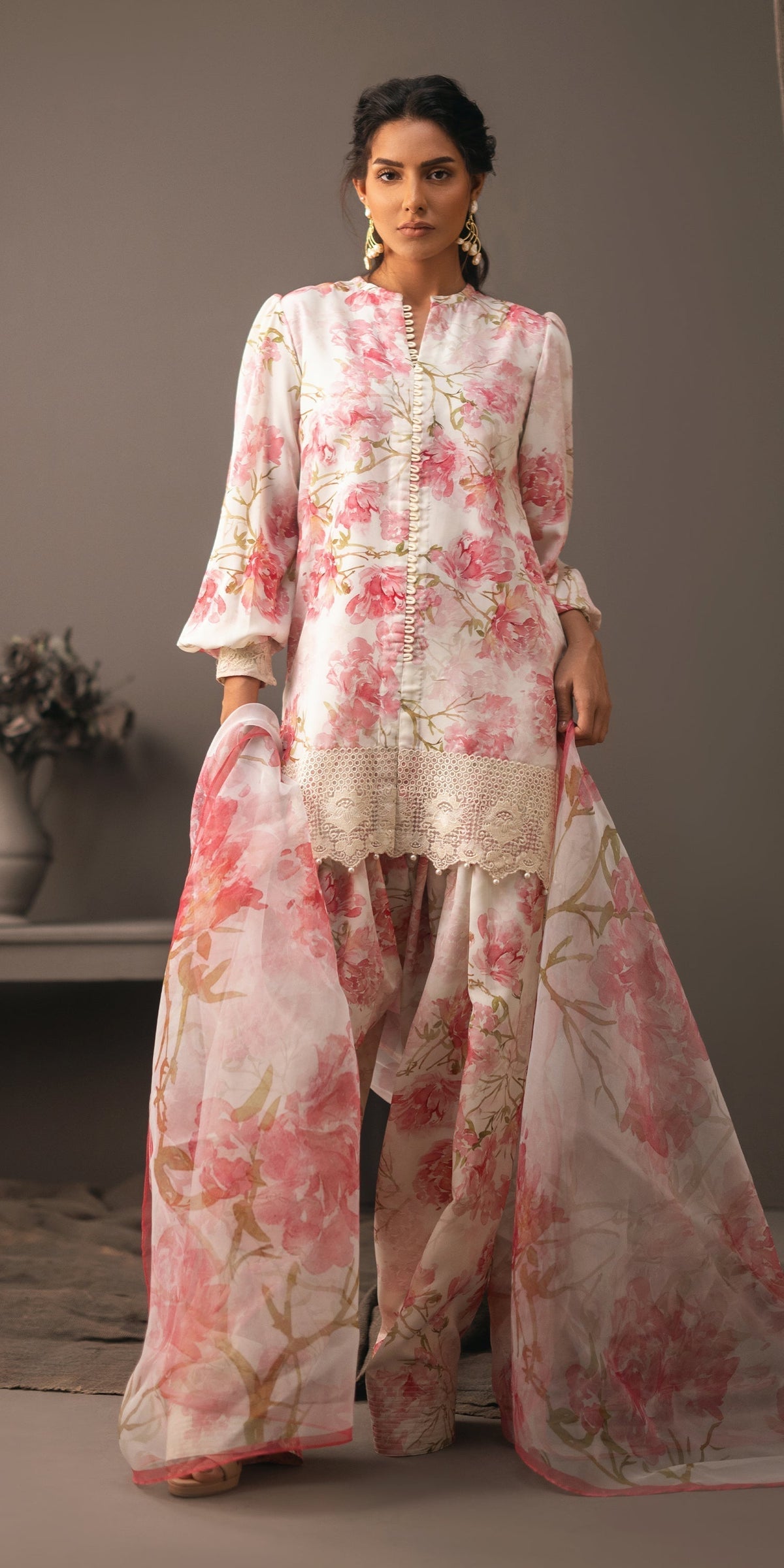 Erum Khan | Beyond Basic | BOLD BOUQUET - Designer Dress with Intricate embroidery and embellishments. Shop elegent wedding dress at Maria Faisal.