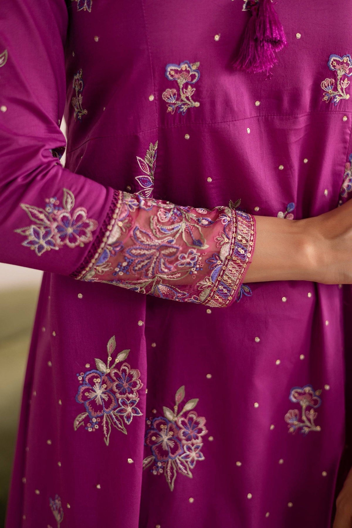 Batik | Nyra Embroidered Summer Solids | Mehlam by Maria Faisal - Registered Vendor of : Batik - type : Ladies Clothes - 100% original wedding dresses