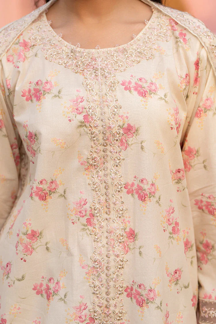 Ellena | Pret Dresses | 3-PC Stitched Embroidered Suit 901OWM - Ladies Clothes - Maria Faisal