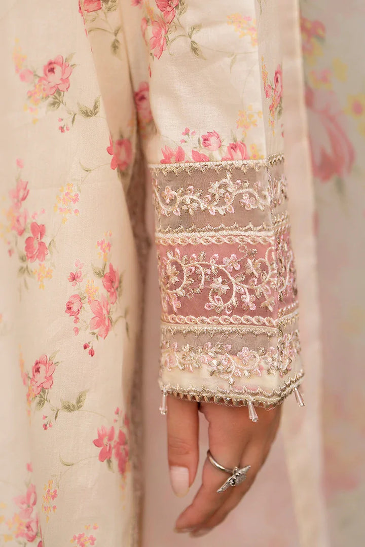 Ellena | Pret Dresses | 3-PC Stitched Embroidered Suit 901OWM - Ladies Clothes - Maria Faisal