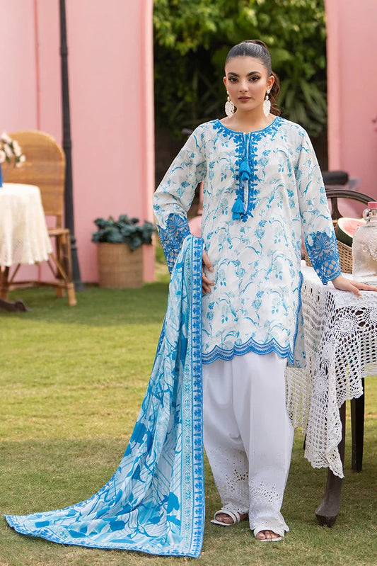 Ellena | Pret Dresses | 3-PC Stitched Embroidered Suit  978WHS - Ladies Clothes - Maria Faisal