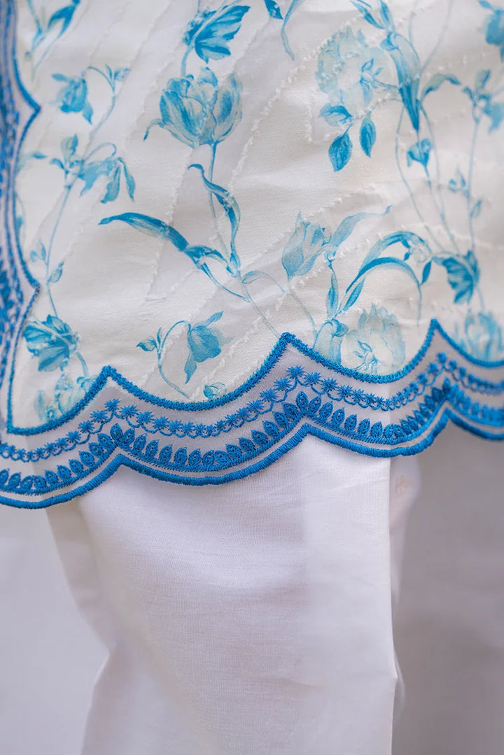 Ellena | Pret Dresses | 3-PC Stitched Embroidered Suit  978WHS - Ladies Clothes - Maria Faisal