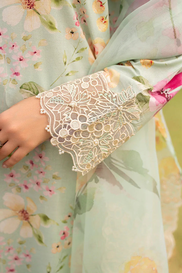Ellena | Pret Dresses | 3-PC Stitched Embroidered Suit 986CGNS - Ladies Clothes - Maria Faisal