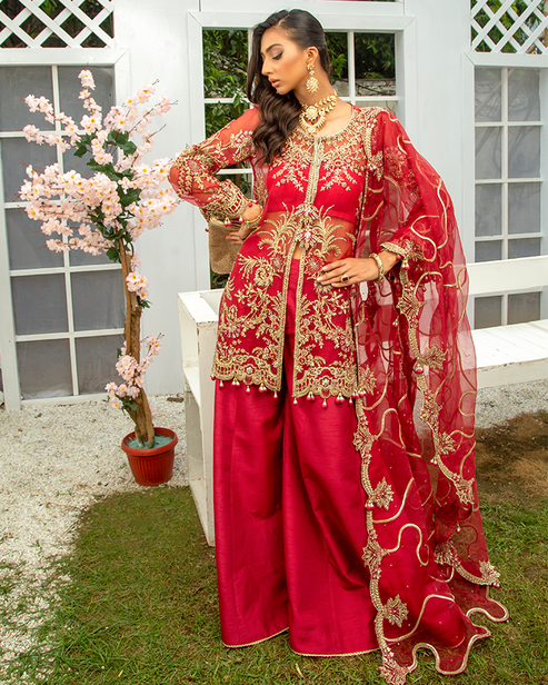 Nyra | Wedding Formals 24 | Scarlet - Wedding Dress - Maria Faisal