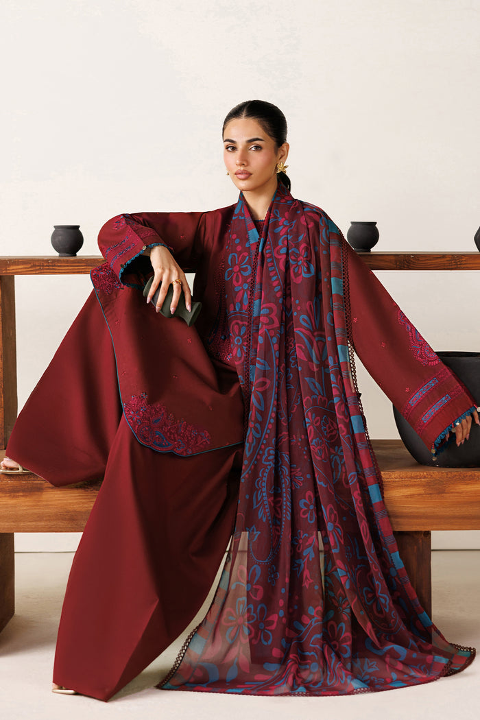Farasha | Summer Melody 26 | Cherry Charm - Casual Dress - available at Maria Faisal in UK and USA.