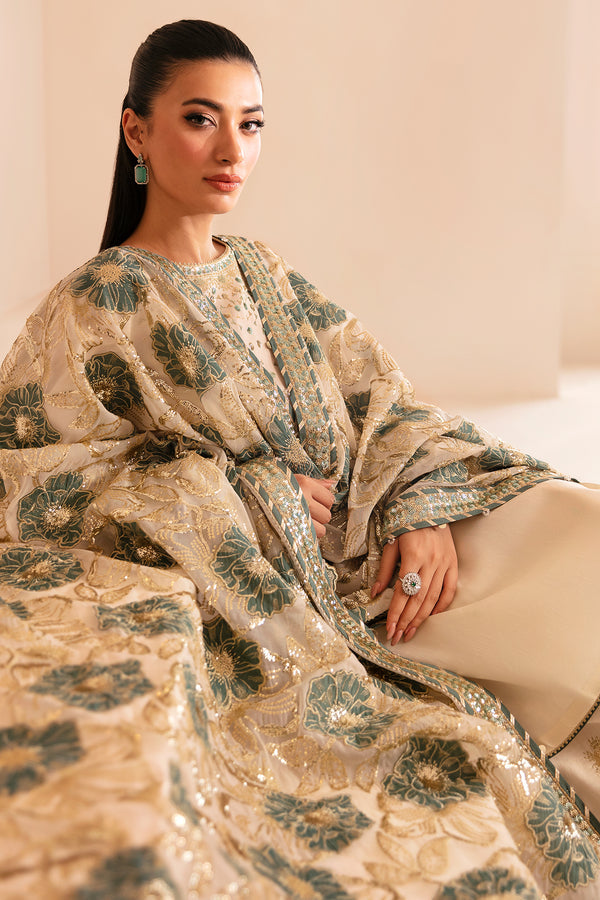 Jazmin | Formals Collection | Raw Silk UR-7039 - Ladies Clothes - Maria Faisal