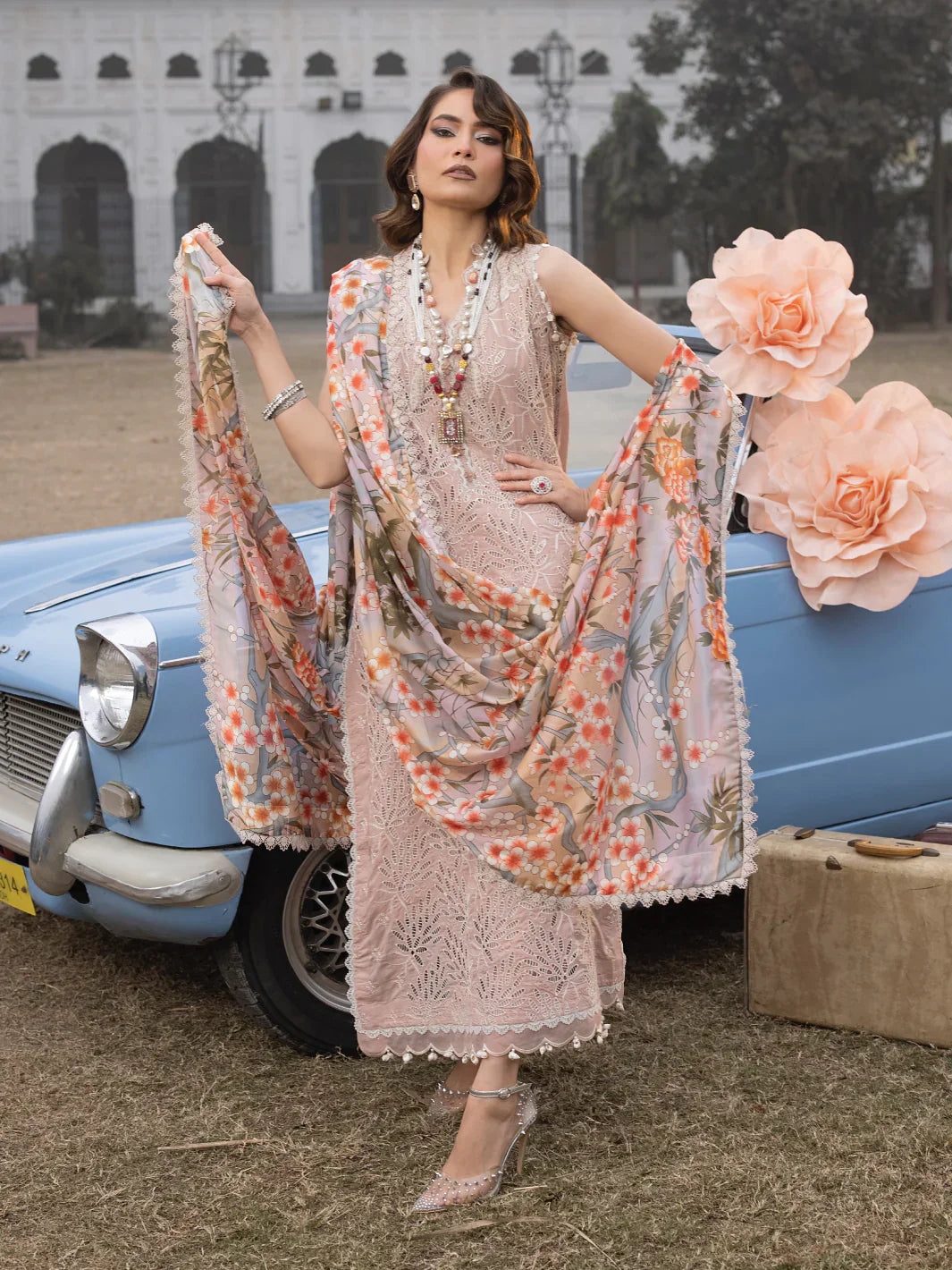 Faiza Faisal | Maya Luxury Lawn | Amirah - Maria Faisal