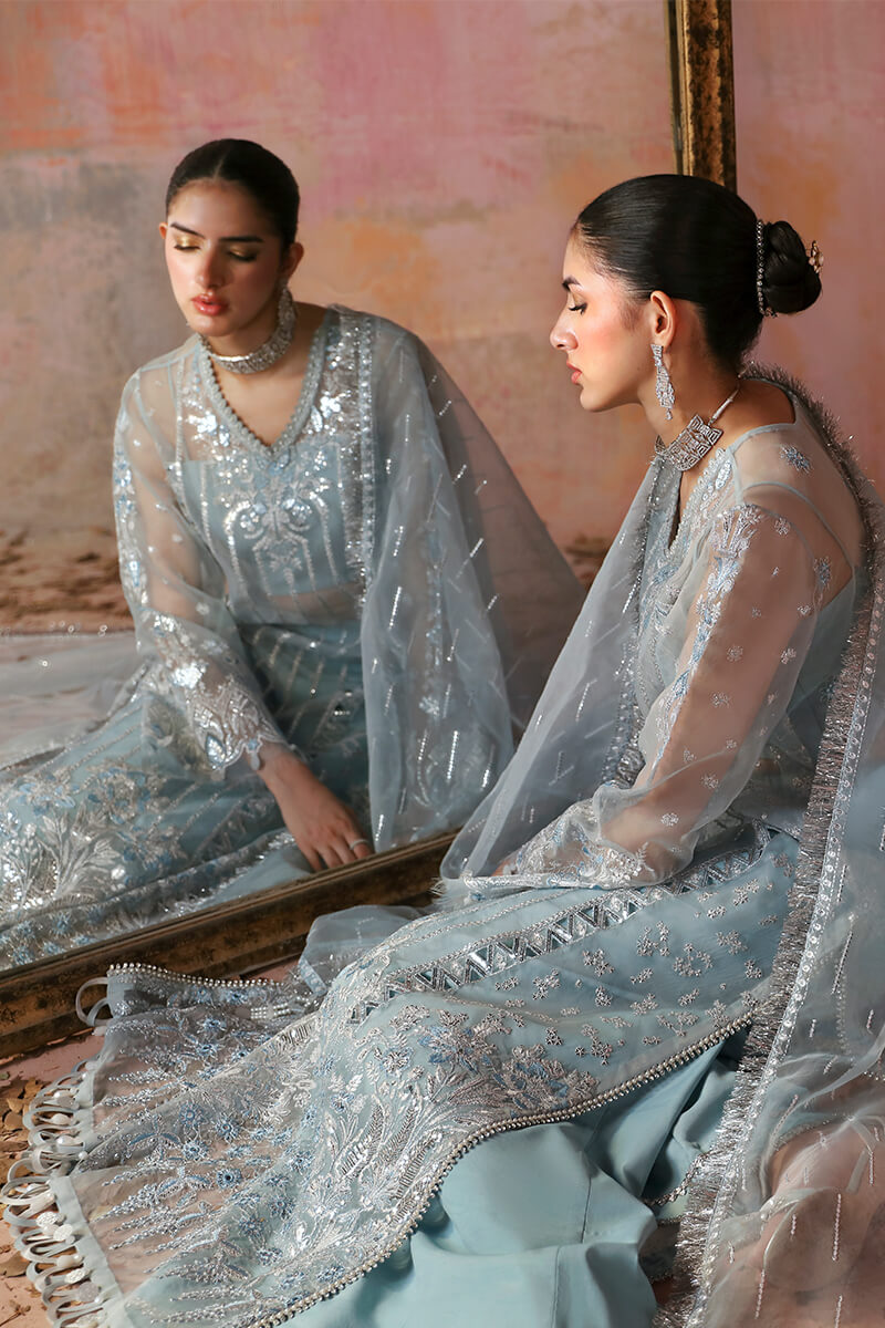 Sardinia|Tara Formals|Azure - Ladies Clothes - Maria Faisal