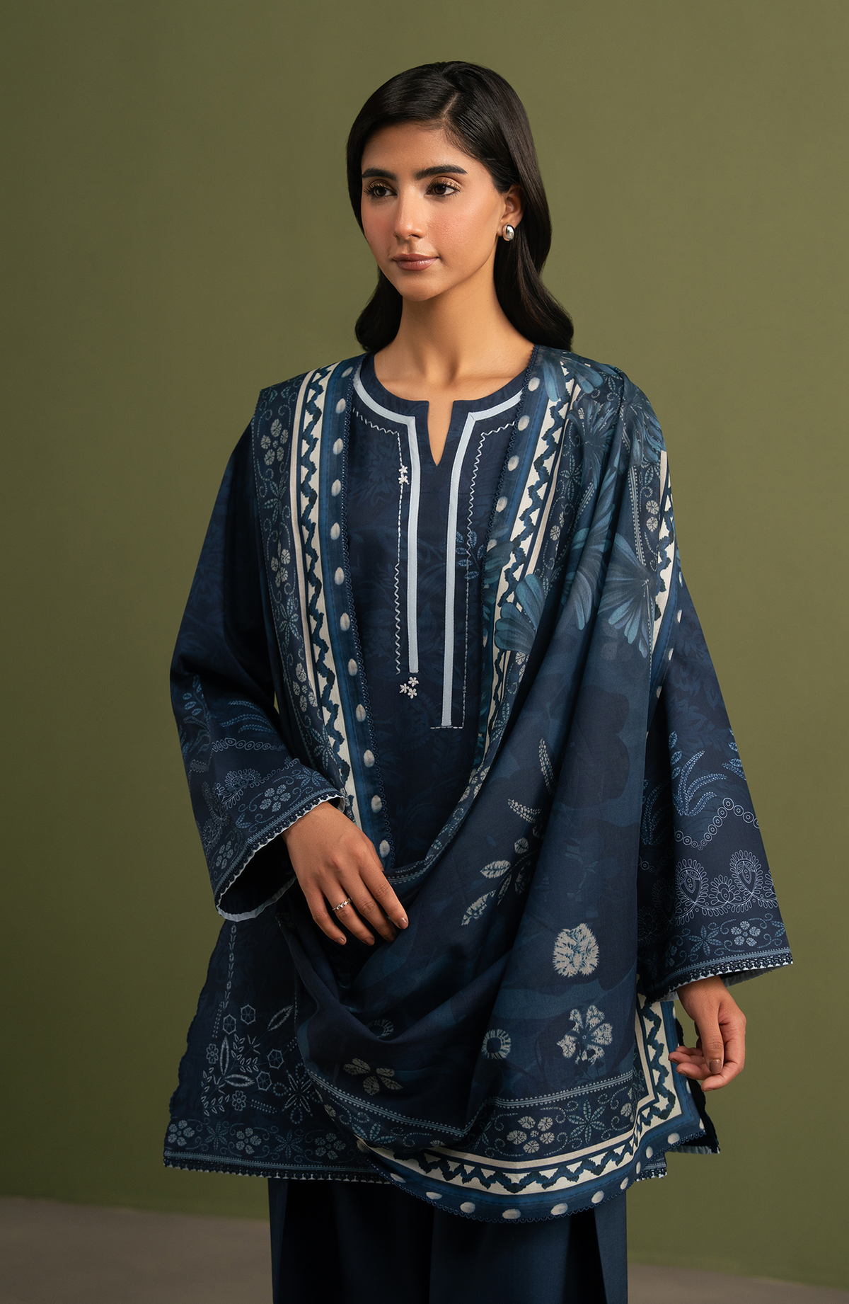 Seran | Essentials Casual | Zayel - Casual Dress - available at Maria Faisal in UK and USA.