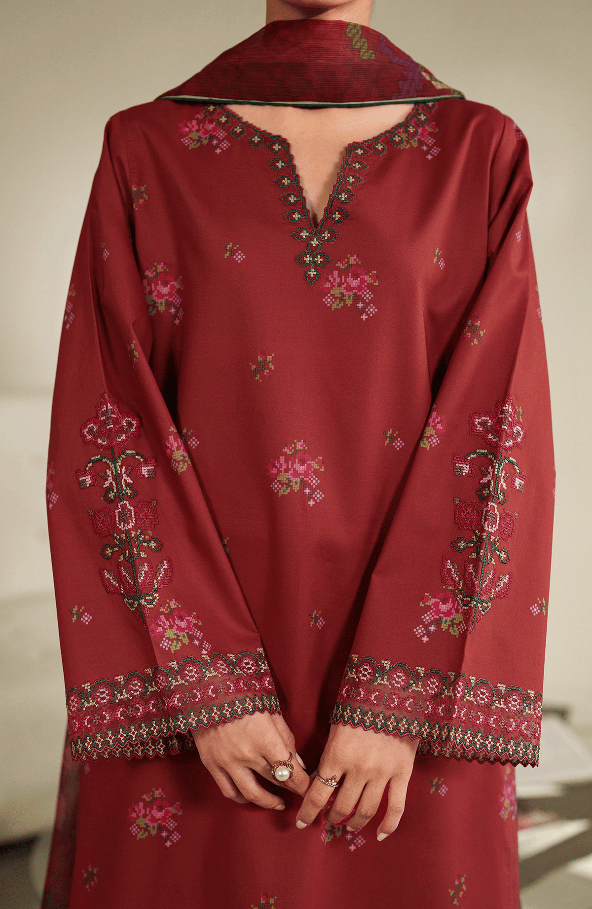 Seran | Ilara Cambric | SORREL - Ladies Clothes - Maria Faisal