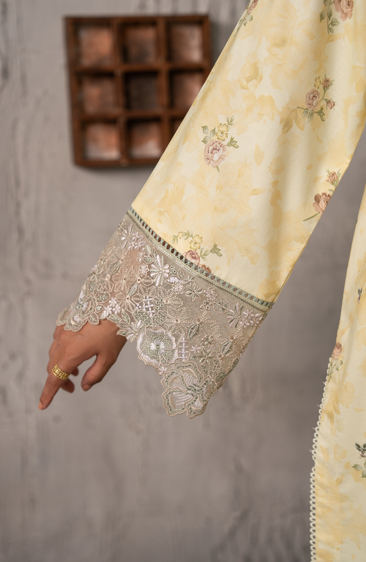 Seran | Selure Lawn | Cielle - Luxury Dress - available at Maria Faisal in UK and USA.