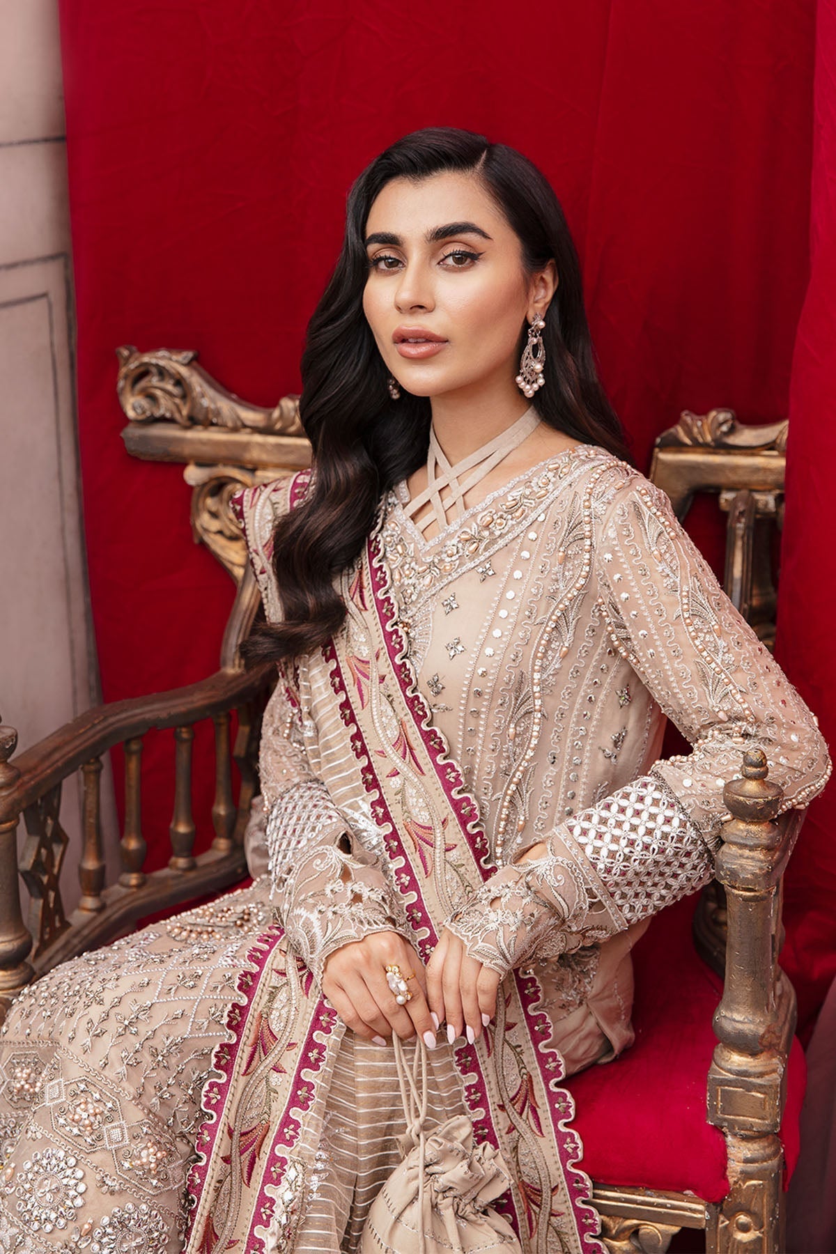 Nureh | Jhoomro Wedding Formals | Jaipur - Wedding Dress - Maria Faisal
