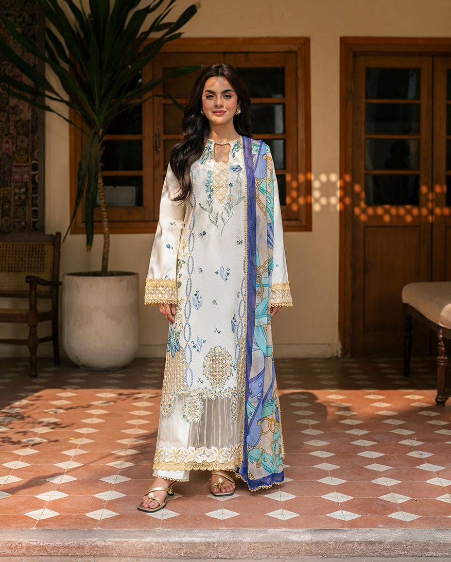 Roheenaz | Aashiyana Lawn | Zoya by Maria Faisal - Registered Vendor of : Roheenaz - type : Ladies Clothes - 100% original wedding dresses