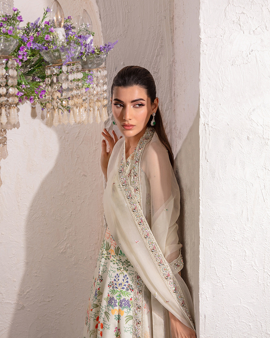Faiza Saqlain | Lenora Luxury Pret | Floretta - Waniyas