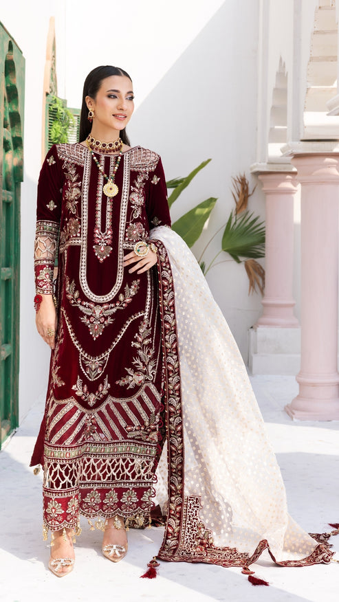 Zebtan | Andaz e Makhmal | ZAM-02 - Ladies Clothes - Maria Faisal