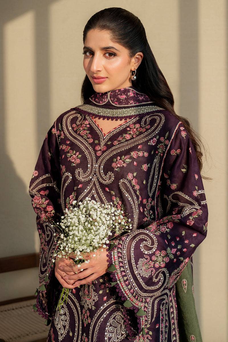 Jazmin | Shahkaar Luxury Lawn 25 | SL25-D6 by Maria Faisal - Registered Vendor of : Jazmin - type : Ladies Clothes - 100% original wedding dresses