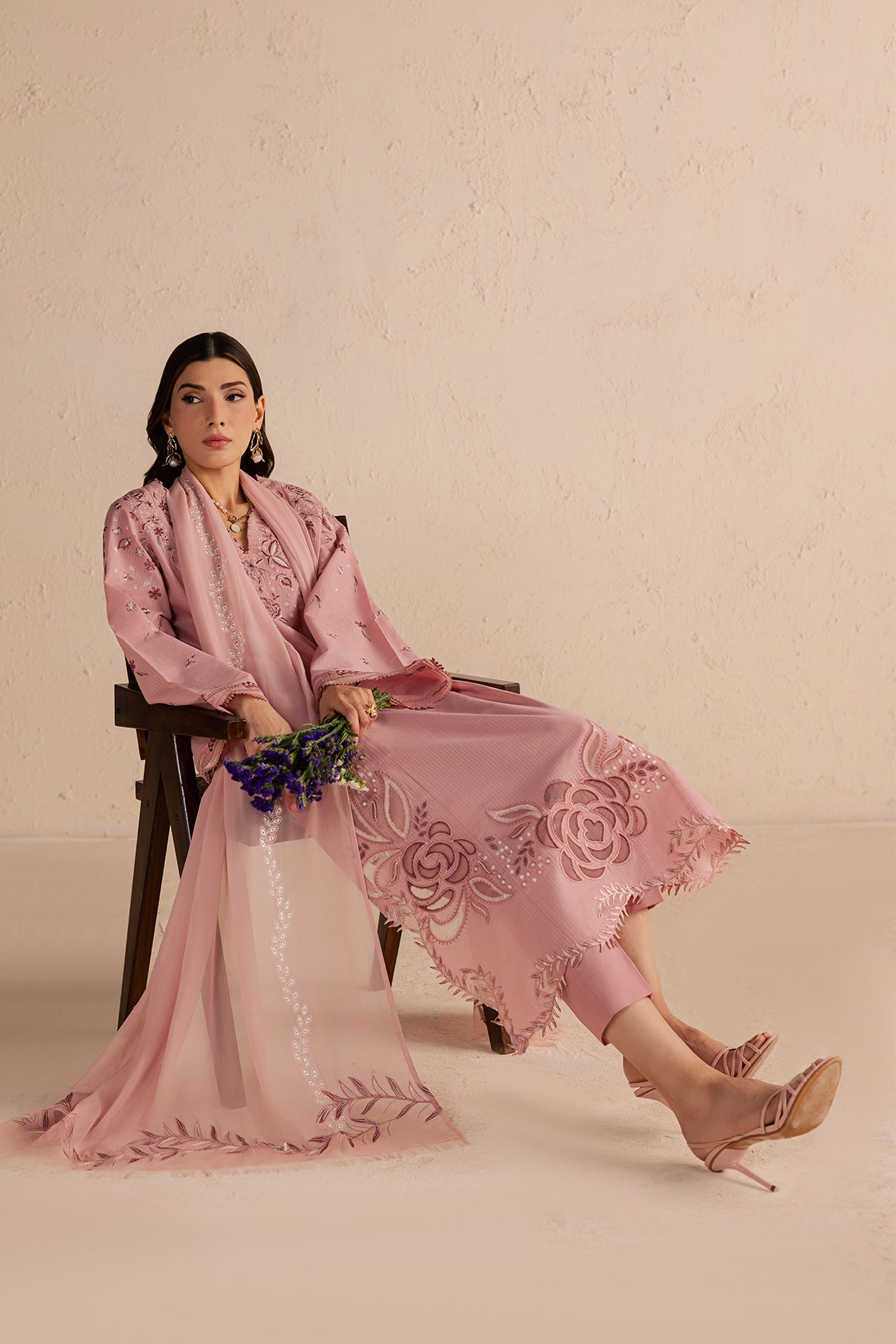 Nureh | Shades of Summer | NP-778 - Luxury Dress - available at Maria Faisal in UK and USA.