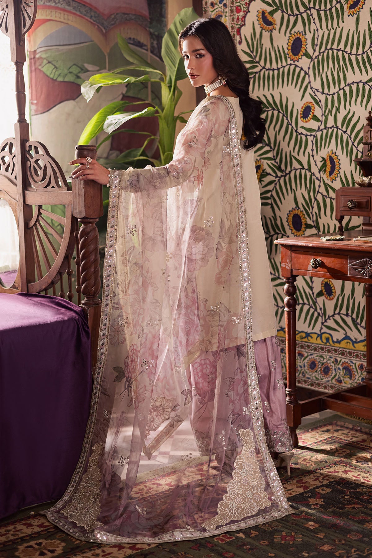 Nureh | Nur Mahal | NE-194 - Formal Dress - available at Maria Faisal in UK and USA.
