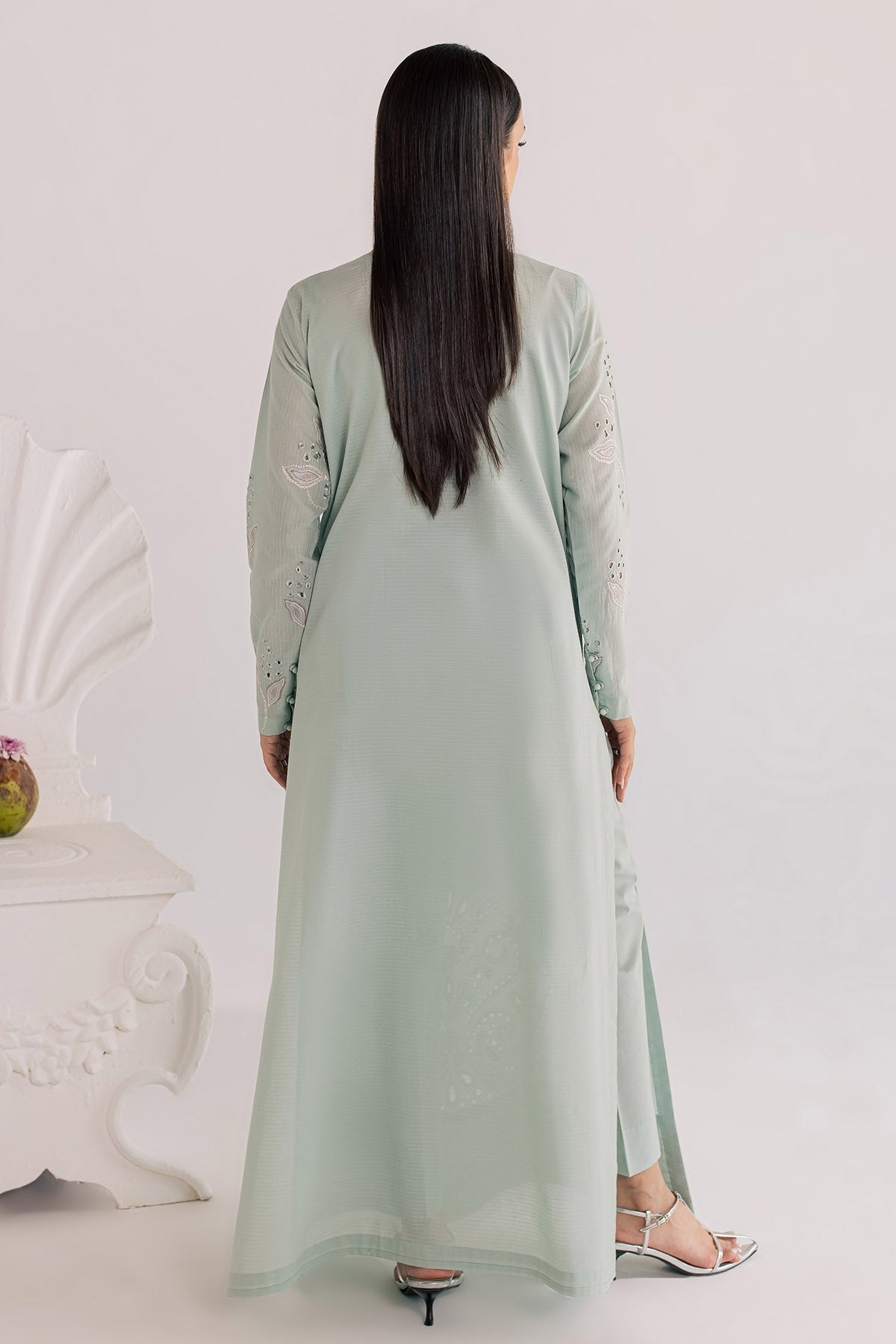 Nureh | Shades of Summer | NP-800 - Luxury Dress - available at Maria Faisal in UK and USA.