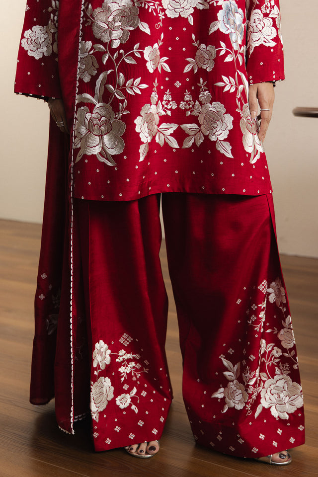 Zara Shahjahan | Festive 26 | Mahfila - Luxury Dress - available at Maria Faisal in UK and USA.
