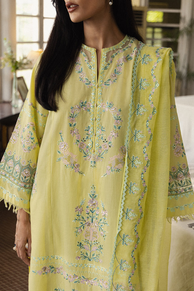 Zara Shahjahan | Pret 26 | Sunehri - Luxury Dress - available at Maria Faisal in UK and USA.