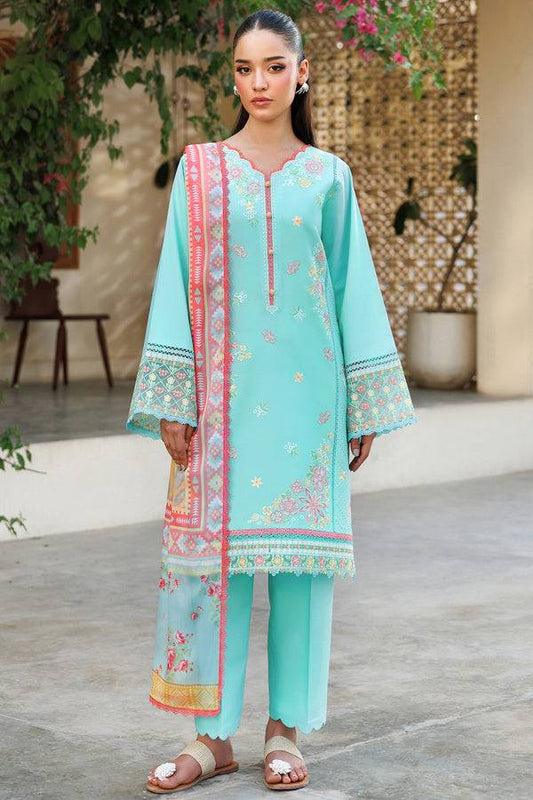 Farasha | Summer Weaves Embroidered Lawn | Ocean Veil by Maria Faisal - Registered Vendor of : Farasha - type : Ladies Clothes - 100% original wedding dresses