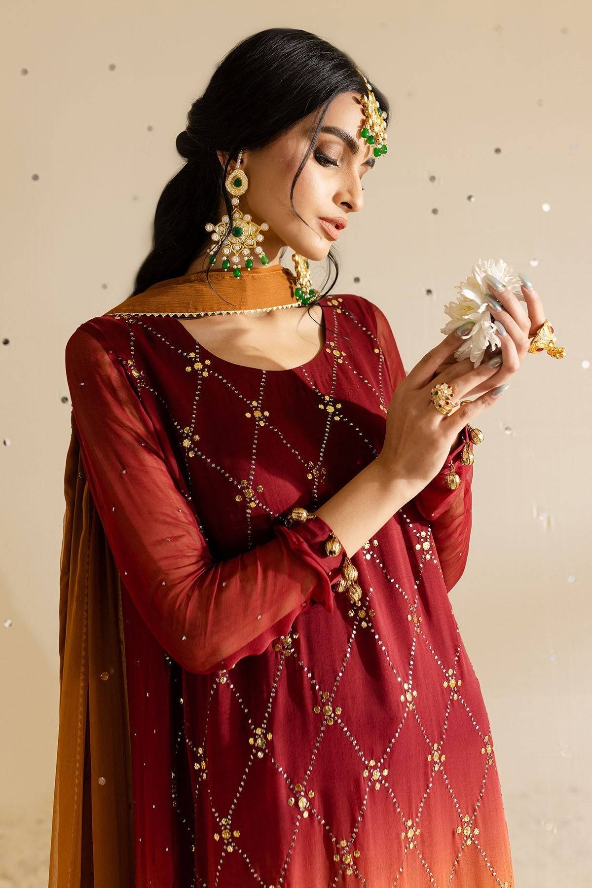 Nureh | Mukeshkari Formals | MK-09 by Maria Faisal - Registered Vendor of : Nureh - type : Ladies Clothes - 100% original wedding dresses