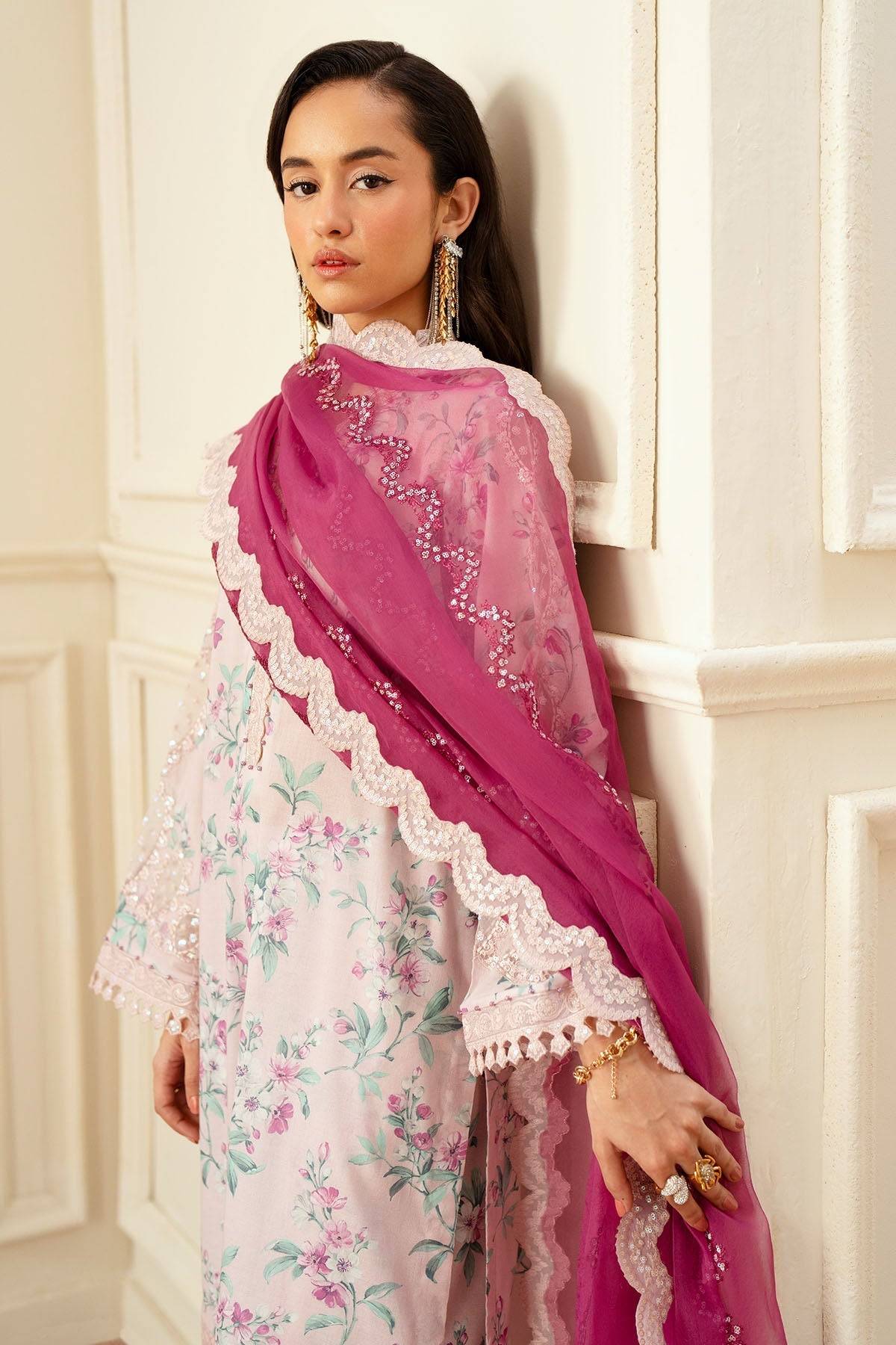 Nureh | Feya Eid Lawn | FE-01 by Maria Faisal - Registered Vendor of : Nureh - type : Ladies Clothes - 100% original wedding dresses