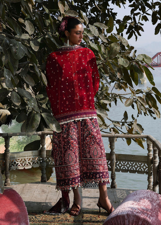 Hussain Rehar | Kalabagh Luxury Lawn 26 | Nihdi - Luxury Dress - available at Maria Faisal in UK and USA.