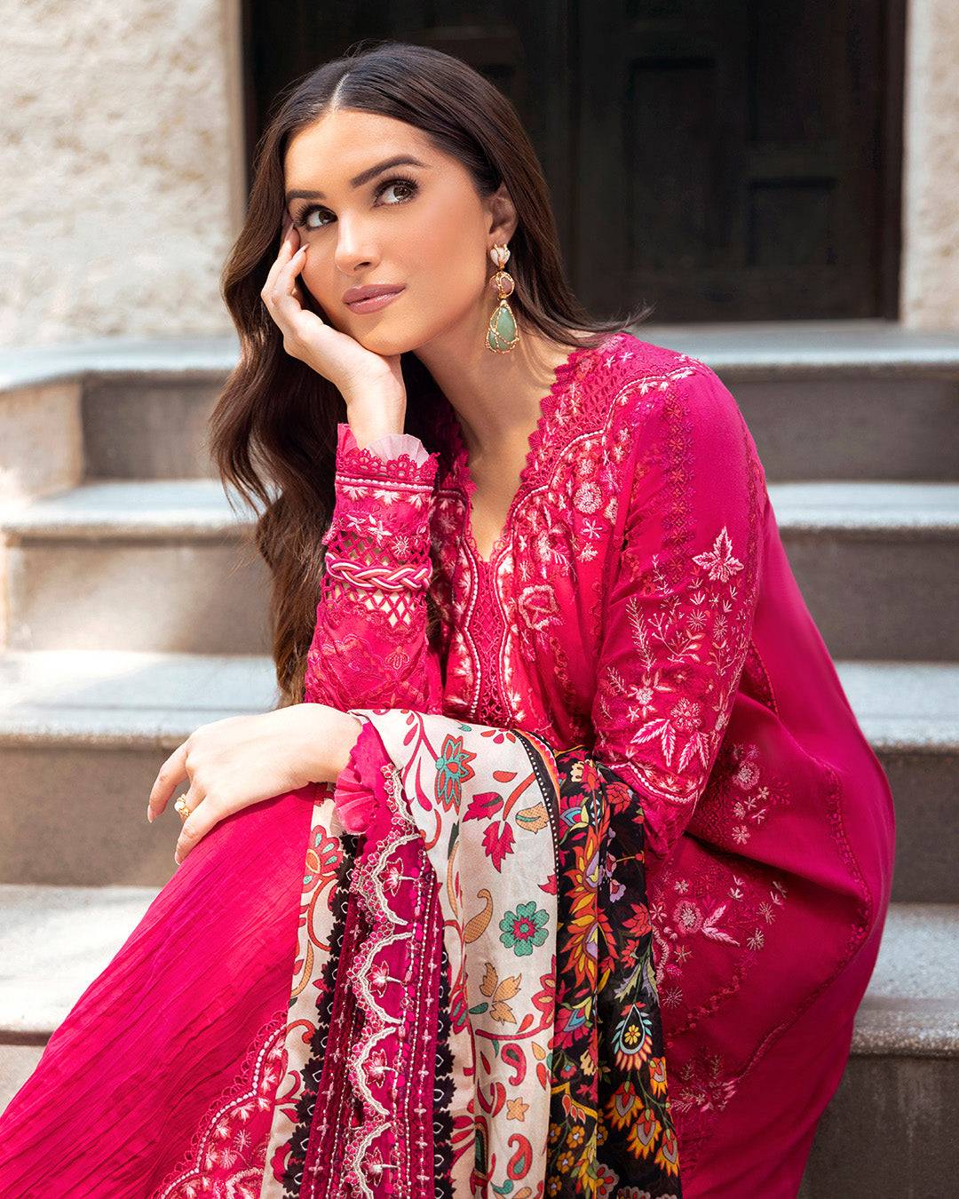 Faiza Saqlain | Zinnia Lawn 25 | Varda by Maria Faisal - Registered Vendor of : Faiza Saqlain - type : Ladies Clothes - 100% original wedding dresses