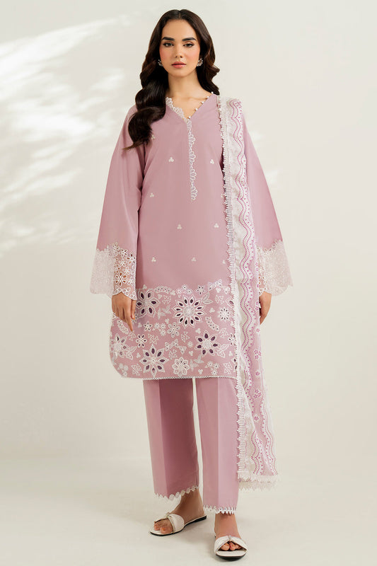 Farasha | Thread Lines Embroidered | Hazel Drape - Ladies Clothes - Maria Faisal