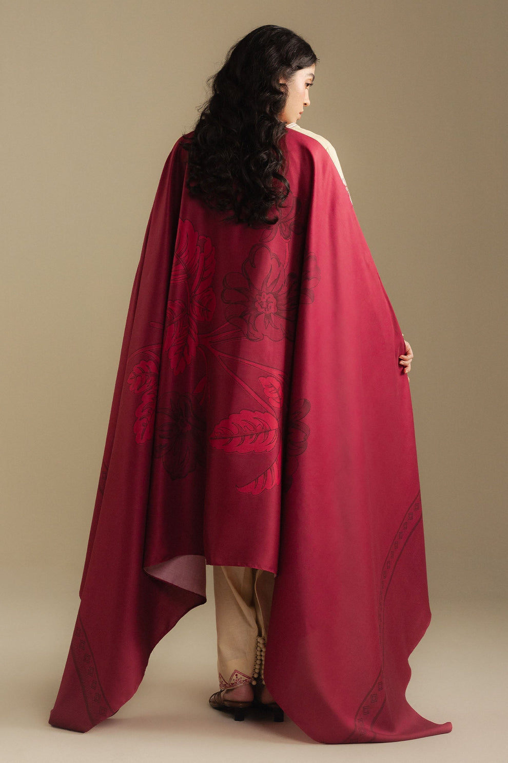 Zara Shahjahan | Coco Winter 25 | Snowdrop-10A - Luxury Dress - available at Maria Faisal in UK and USA.