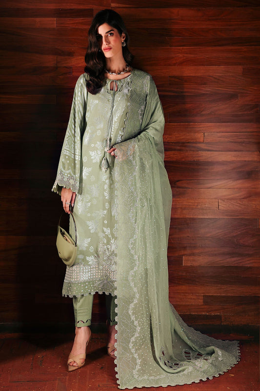 Nureh | Exclusive Jacquard | NE-226 - Luxury Dress - available at Maria Faisal in UK and USA.