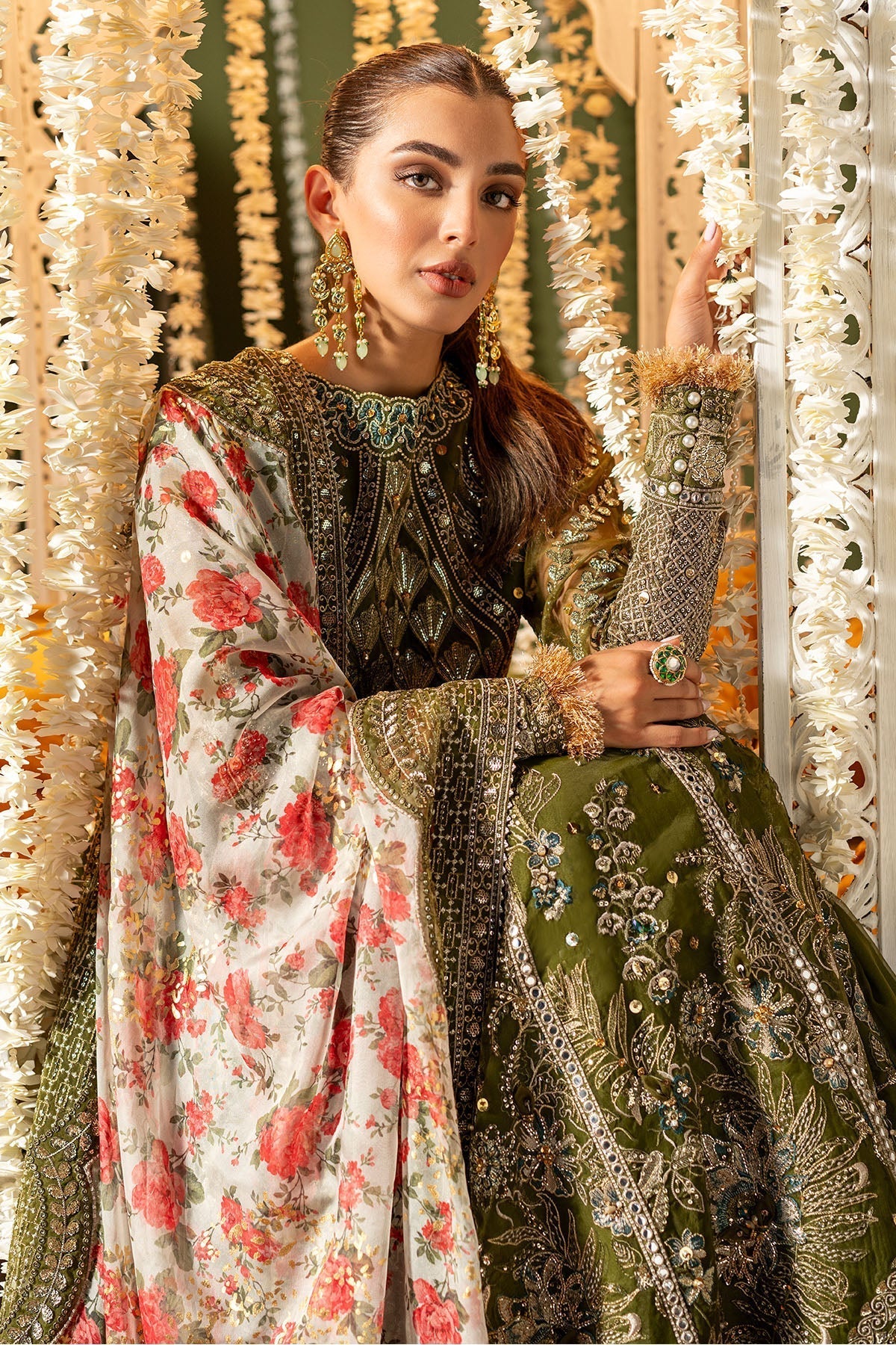 Nureh | Jhoomro Wedding Formals | NL-50 - NURA - Wedding Dress - Maria Faisal