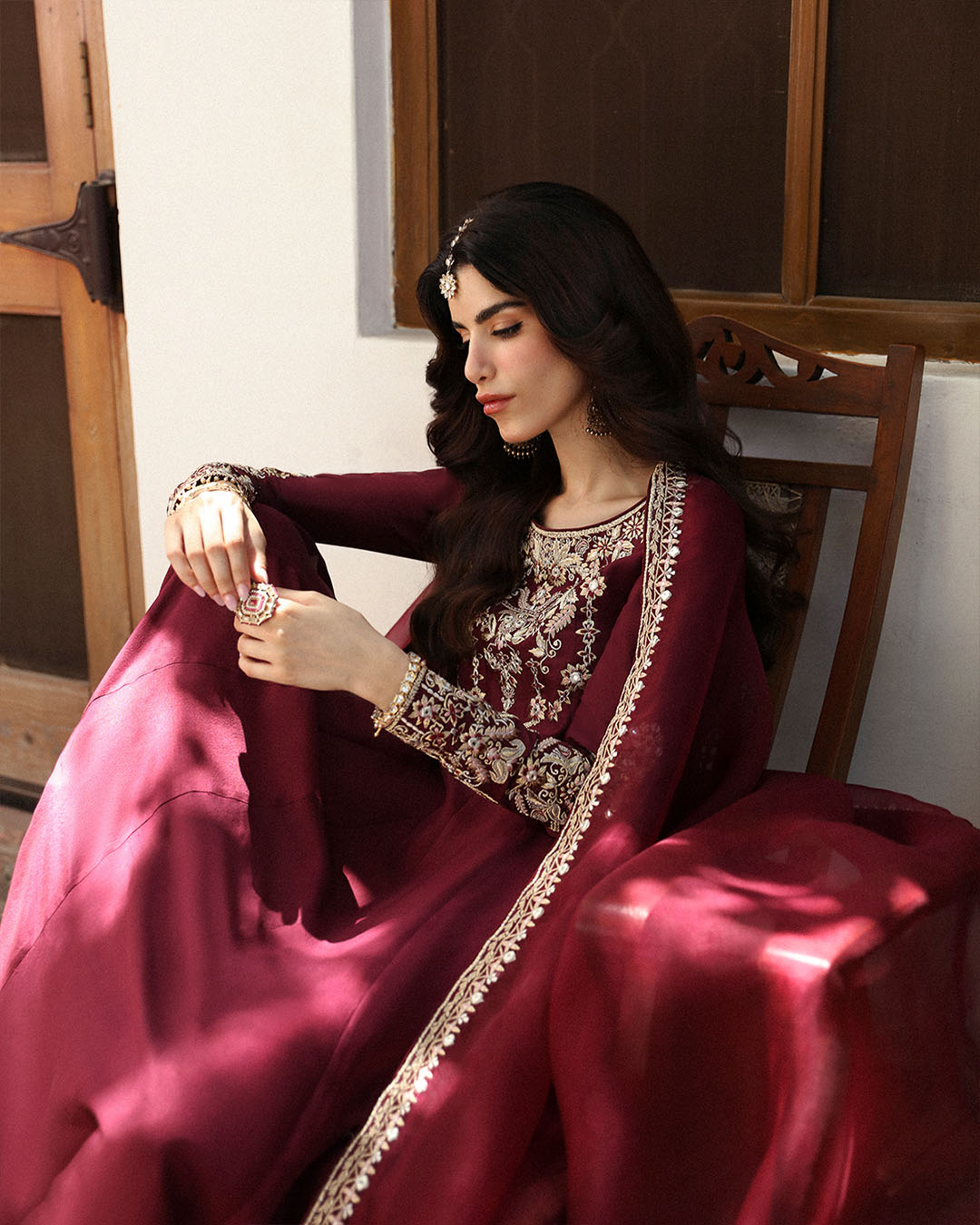 Faiza Saqlain | Mehermah Luxe Formals | Norine - Wedding Dress - Maria Faisal