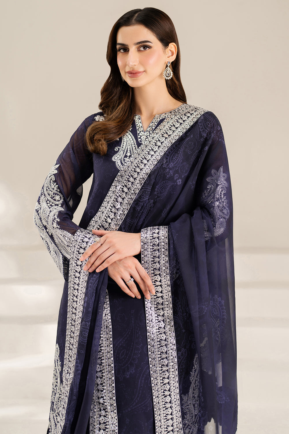 Farasha | Fiorella Formals | Blue Dazzle - Ladies Clothes - Maria Faisal