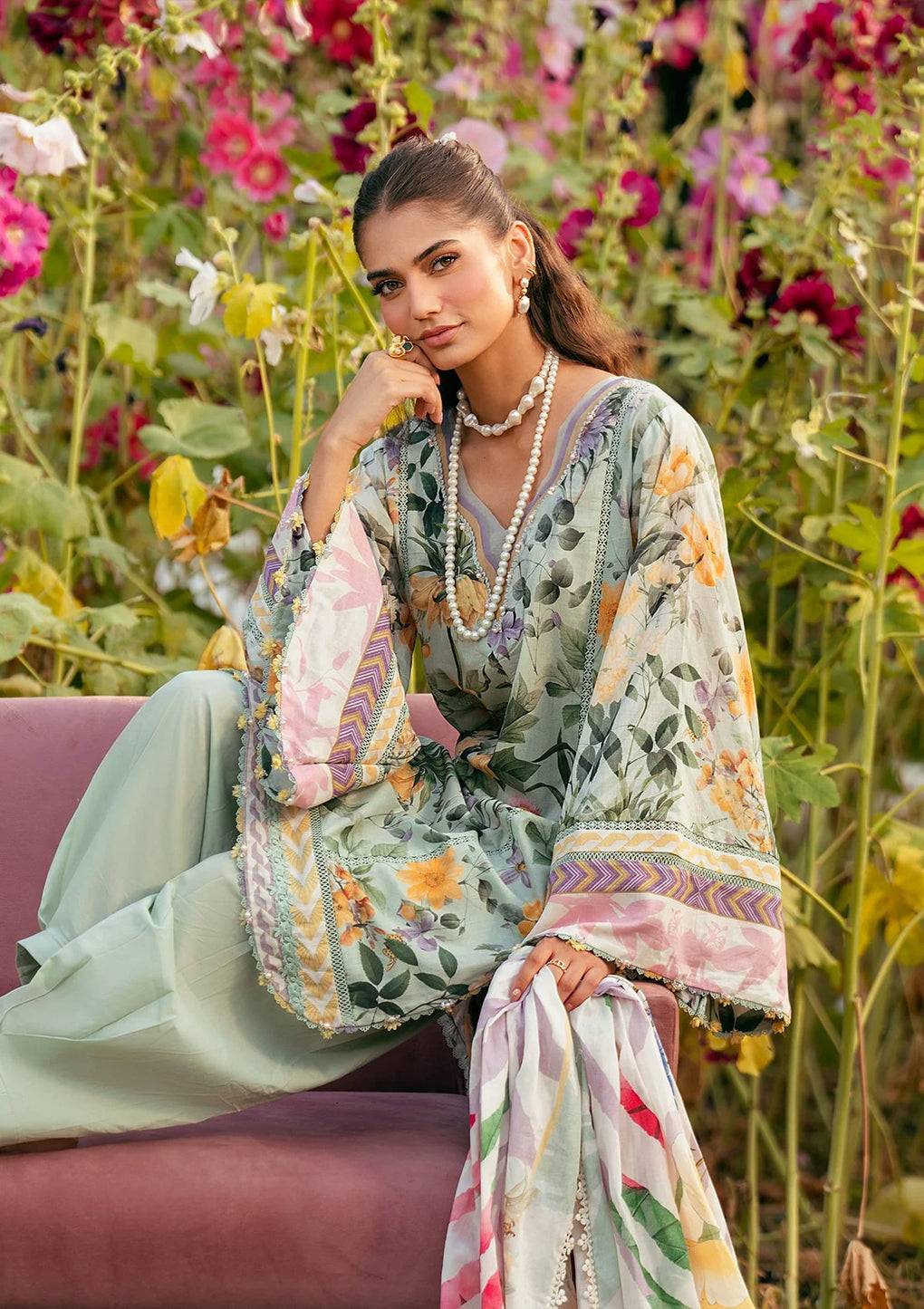 Elaf Premium | Prints 25 | EPS-7B ELARIS by Maria Faisal - Registered Vendor of : Elaf Premium - type : Ladies Clothes - 100% original wedding dresses