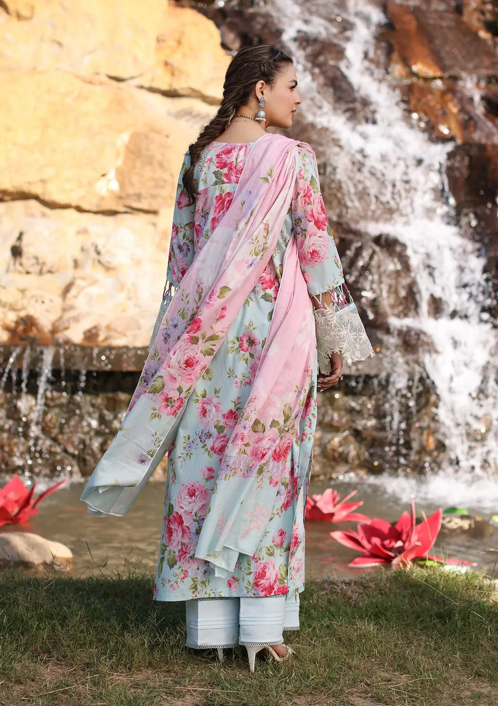 Elaf Premium | Prints Chikankari 24 | 04B GLACIELLA - Waniyas