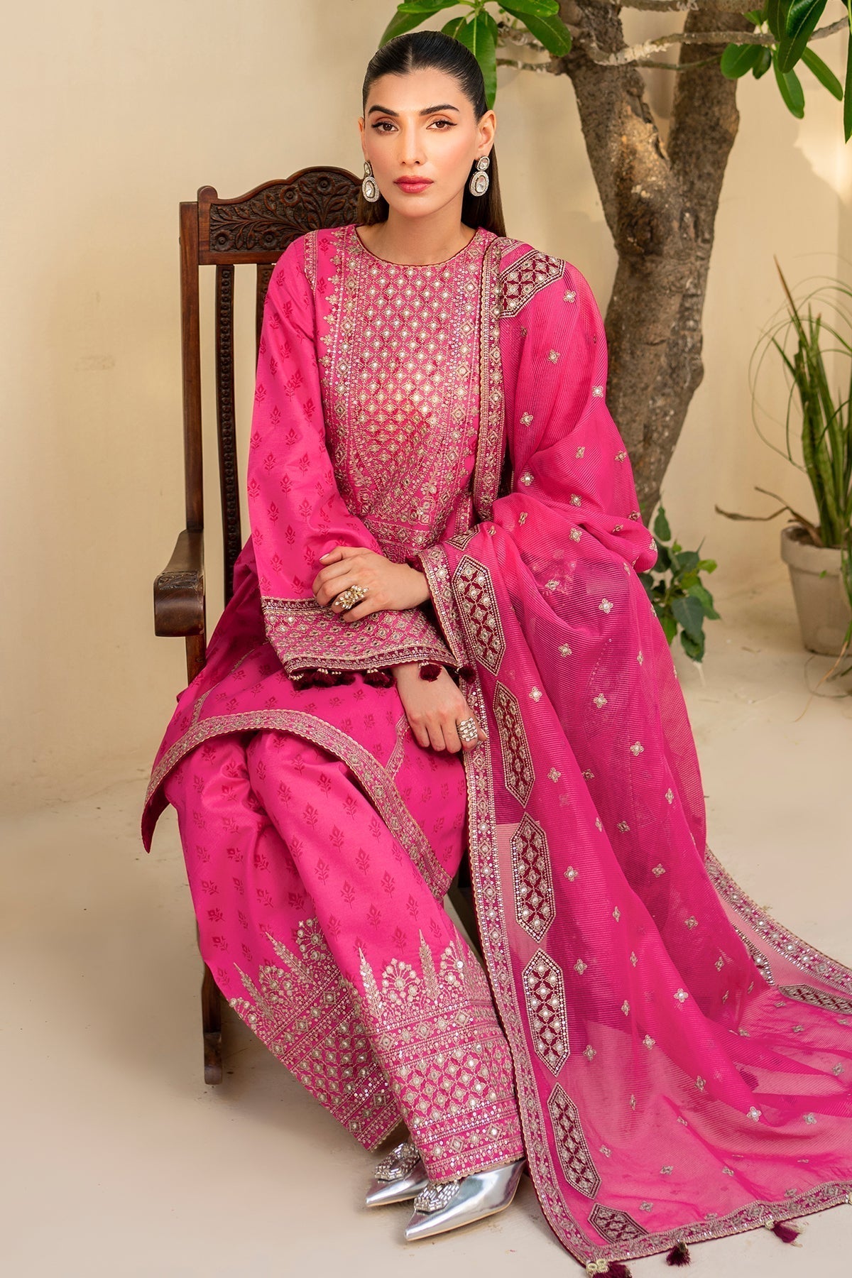 Jazmin | Irish Lawn SS 24 | D3 - Maria Faisal. 