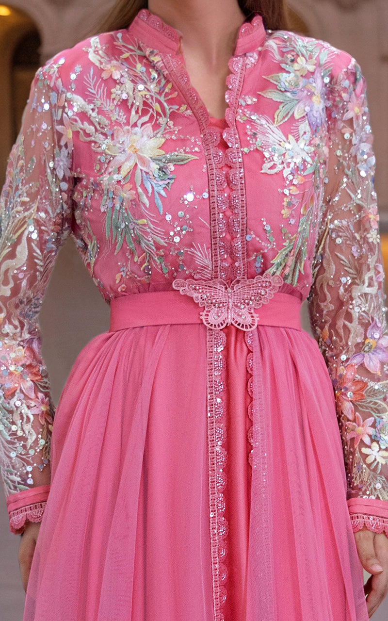 Threads and Motifs | Formal Dresses 25 | Net Embroidered Maxi
