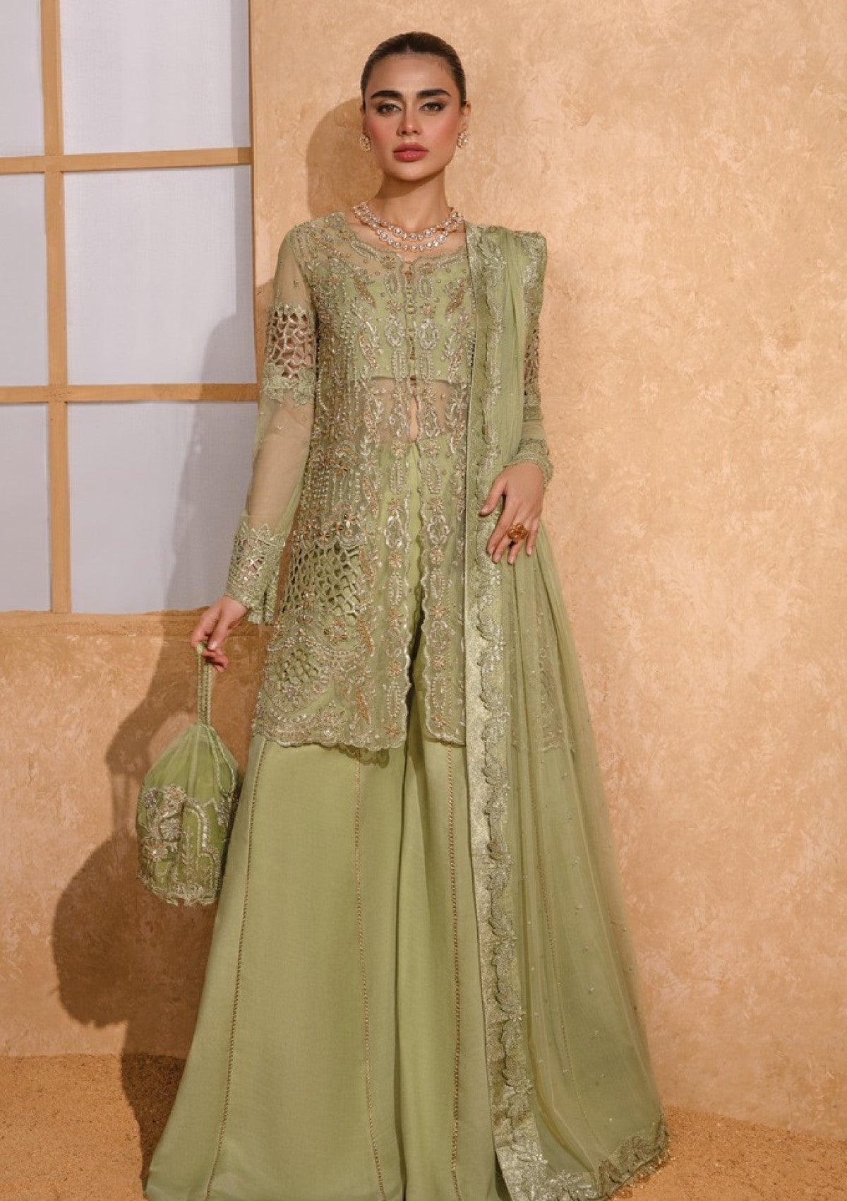 Rangrasiya | Chatoyer Wedding Formals 24 | D#10 - Mehr - Designer Dress with Intricate embroidery and embellishments. Shop elegent wedding dress at Maria Faisal.