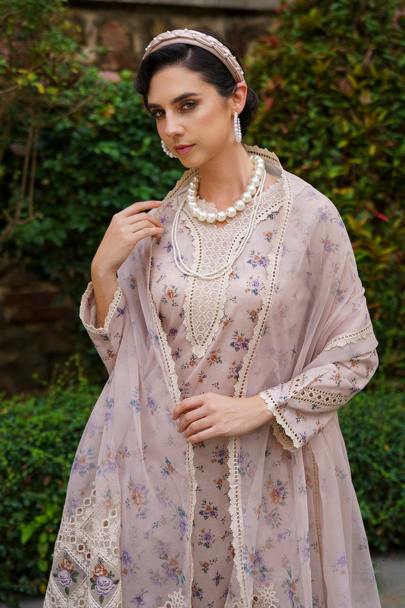 Baroque | Luxury Pret 24 | LAWN UF-590 - Designer Dress with Intricate embroidery and embellishments. Shop elegent wedding dress at Maria Faisal.