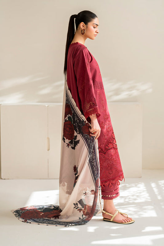 Baroque | Luxury Pret 24 | LAWN UF-676 - Designer Dress with Intricate embroidery and embellishments. Shop elegent wedding dress at Maria Faisal.