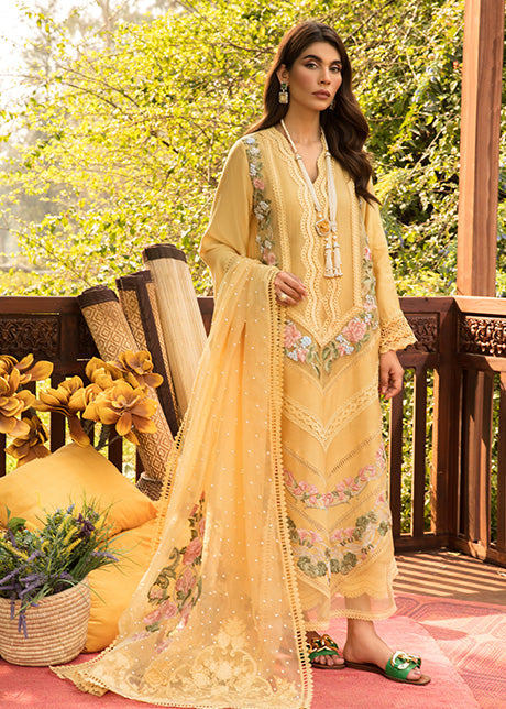 Saira Shakira | Luxury Pret | Daffodil - Ladies Clothes - Maria Faisal