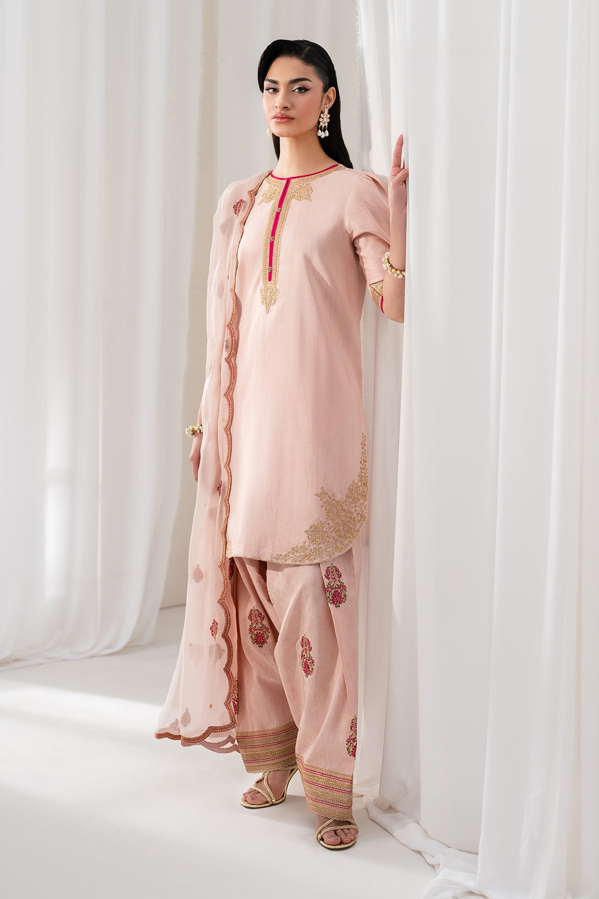 Baroque | Formal Collection | UF-4136 - Ladies Clothes - Maria Faisal