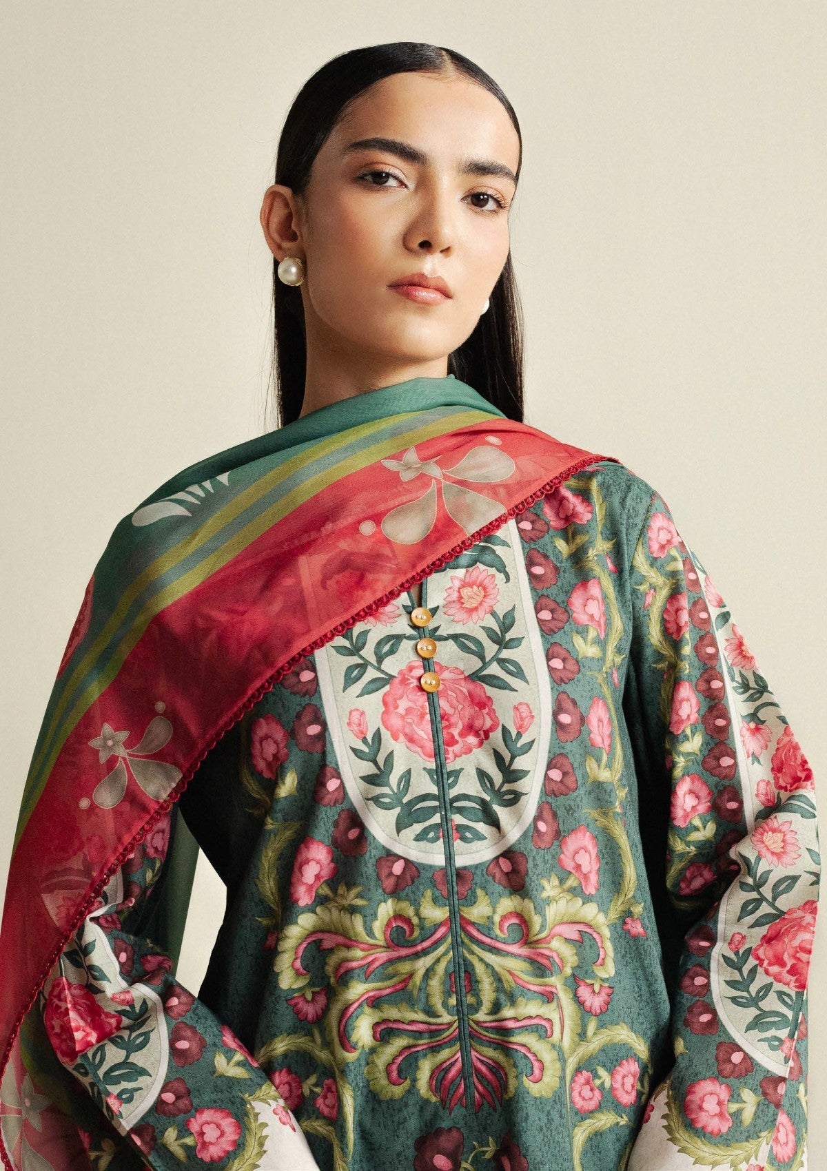 Zara Shahjahan | Coco Prints 25 | Sol-9A - Ladies Clothes - Maria Faisal
